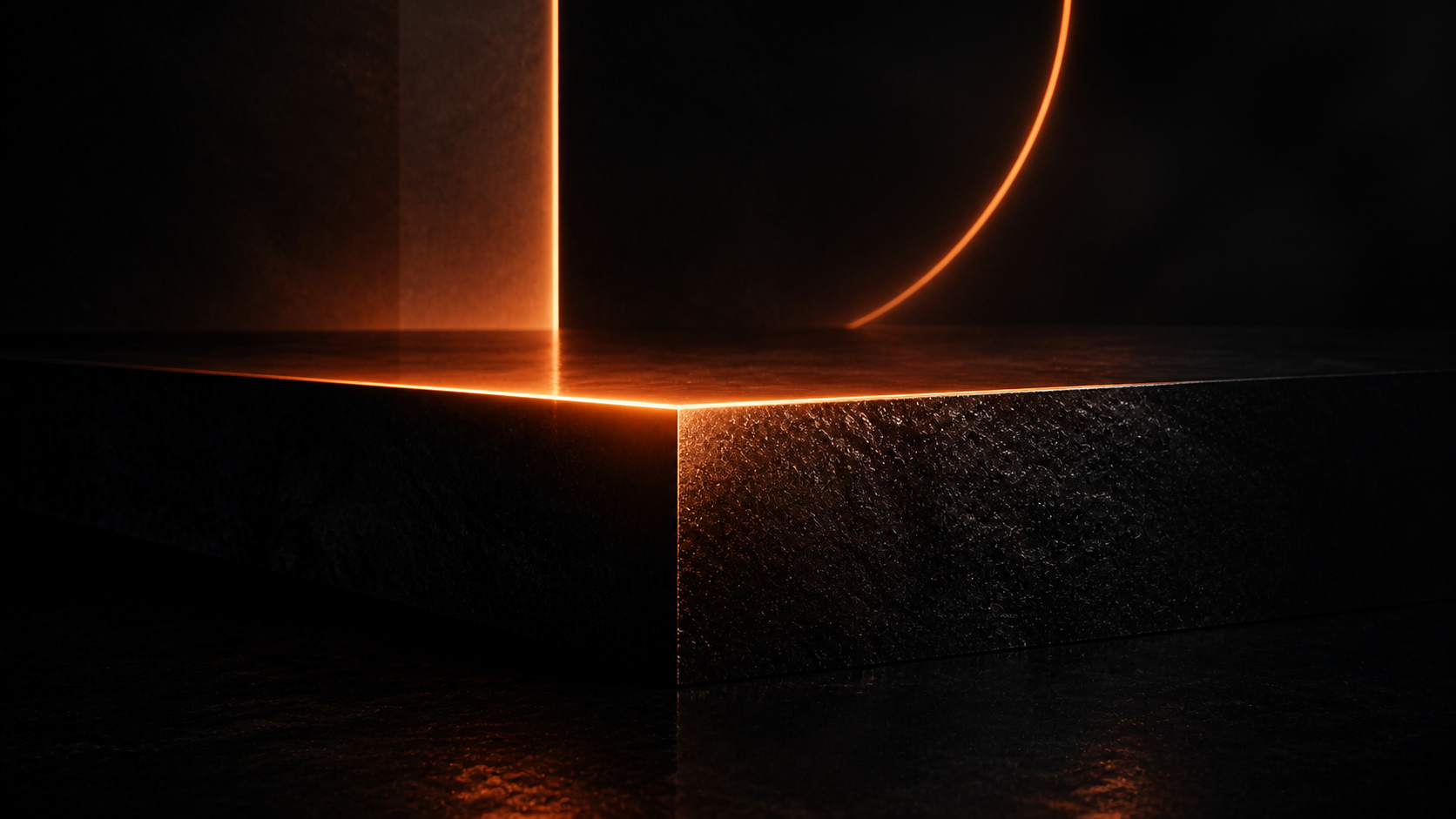 Low-angle architectural light and material study