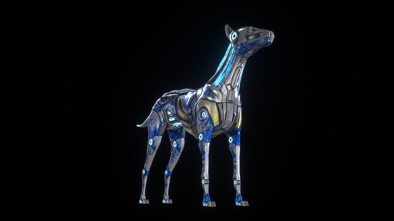 Cyber Race runner 02 character design