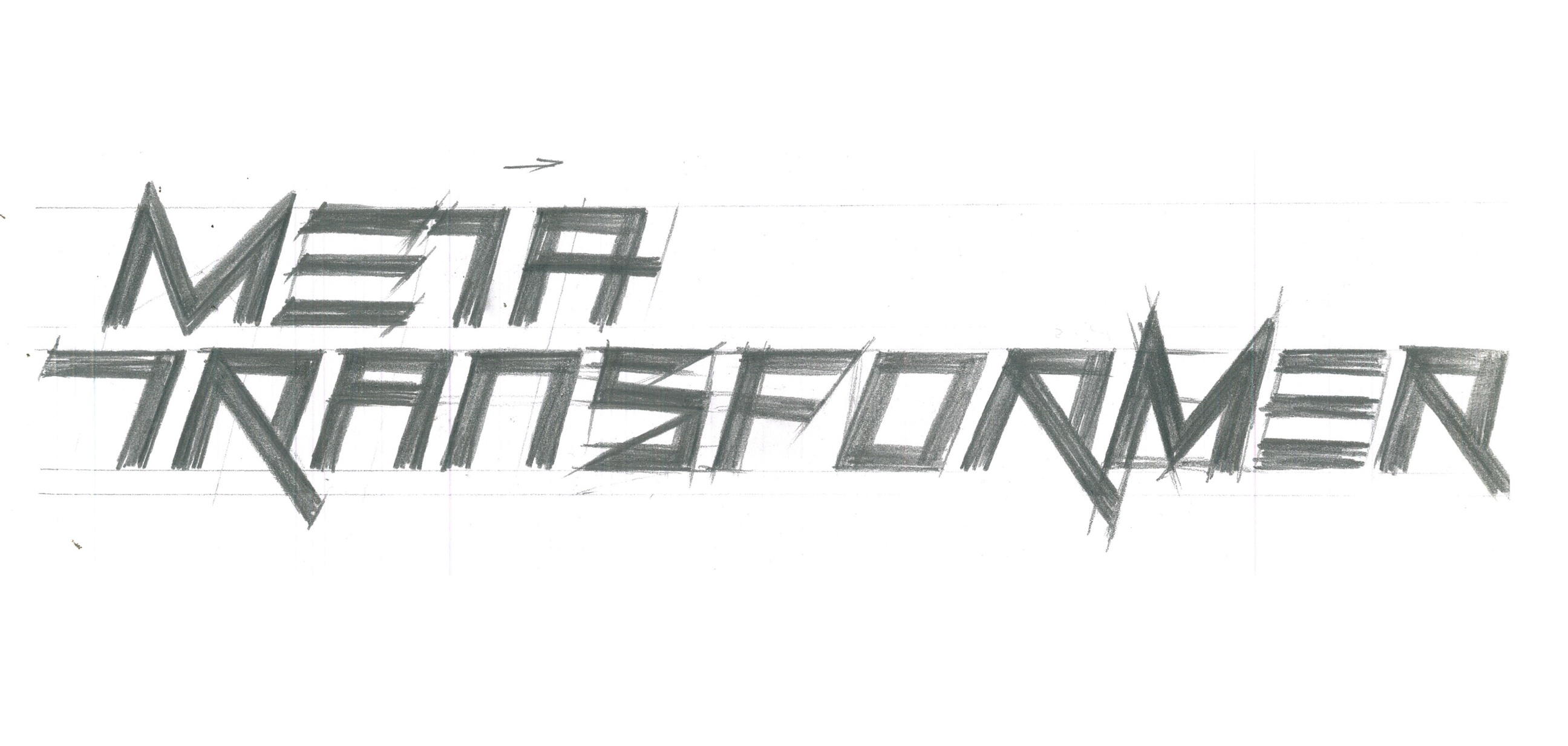 Angular wordmark direction one